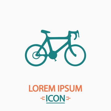 Bicycle icon computer symbol
