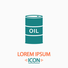 Oil barrels computer symbol