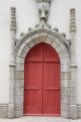 Porte de la Chapelle du Plas Ka&euml;r &agrave; Crac'h