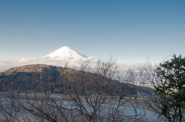 Mountain Fuji at sunset Japan