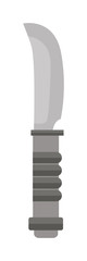 Military knife vector illustration.