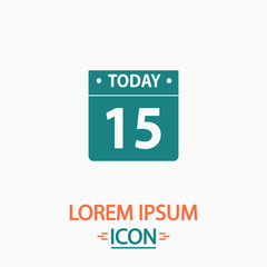Calendar computer symbol