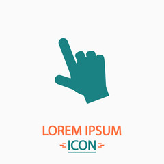 hand cursor computer symbol