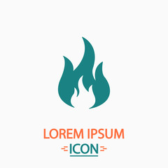 Fire computer symbol