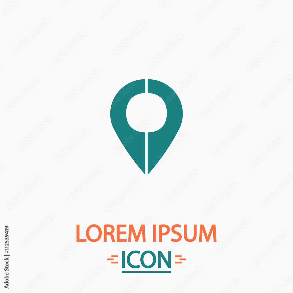 Poster marker computer symbol