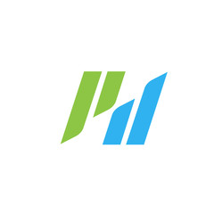 letter H simple concept design logo vector 