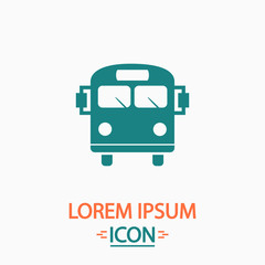 School Bus computer symbol