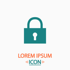 lock pad computer symbol