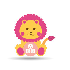 baby shower icon design 