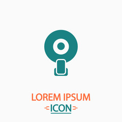 web camera computer symbol