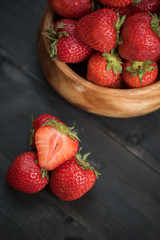 Fresh ripe strawberry