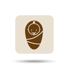 baby shower icon design 
