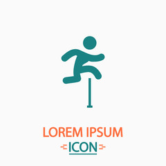 Steeplechase computer symbol