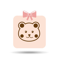 baby shower icon design 