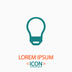 Led Bulb computer symbol
