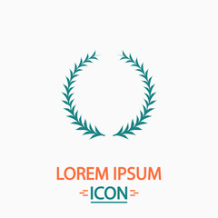 laureate wreath computer symbol