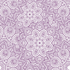 indian mandala seamless pattern