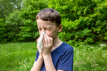 Heuschnupfen – allergischer Schnupfen bei Kindern