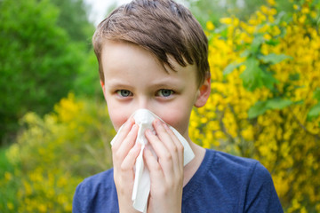 Heuschnupfen – allergischer Schnupfen bei Kindern