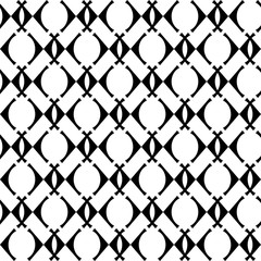 Design seamless monochrome geometric pattern