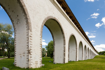 old landmark in Moscow - Rostokino Aqueduct.