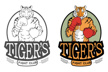 Set of Tiger logo
