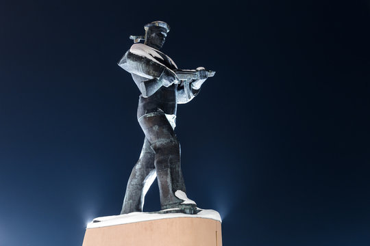 Monument to the sailors in Severomorsk.