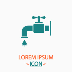 Faucet computer symbol