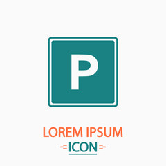 Parking computer symbol