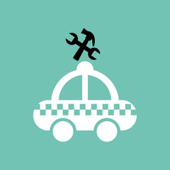 car concept isolated design 