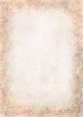 Pastel drawn beige textured background.Crumpled old paper.Blank for letter or greeting card. A4 size format. Series of Watercolor, Oil, Pastel, Chalk, Inc Backgrounds and Cards, Blanks and Forms.