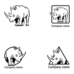 Set of Rhino logo