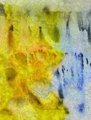 Obrazy na Szkle  Kolorowe malarstwo abstrakcyjne