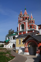 Fototapeta na wymiar Temples and churches. Savvino Storozhevsky monastery. Russia, Moscow region, Zvenigorod