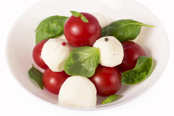 Small tomatoes and cheese