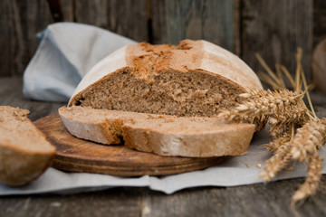 Black rye bread
