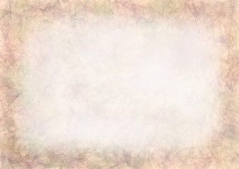 Pastel drawn beige textured background.Crumpled paper.Blank for letter or greeting card. A4 size format. Series of Watercolor, Oil, Pastel, Chalk, Inc Backgrounds and Cards, Blanks and Forms.