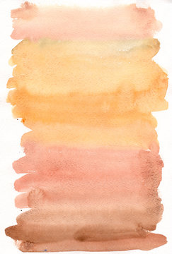 Abstract Watercolor Brown Background