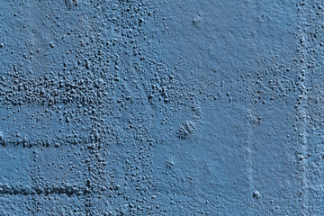 Grunge blue painted wall