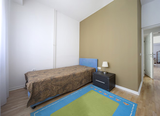 Modern bedroom for teenager