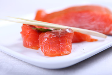 Fresh salmon