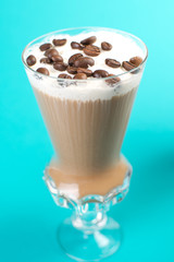 Coffee with whipped cream
