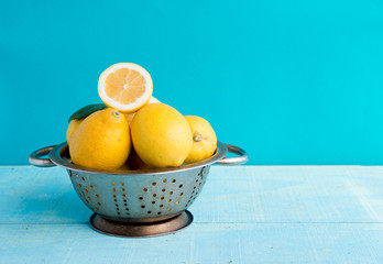 Fresh juicy lemons
