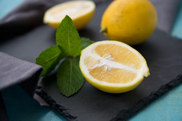 Fresh juicy lemons
