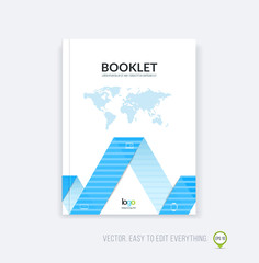 Brochure template layout, cover design annual report, magazine,