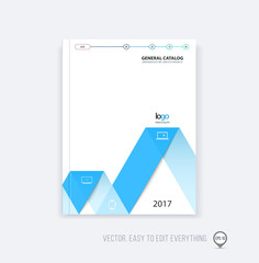 Brochure template layout, cover design annual report, magazine,