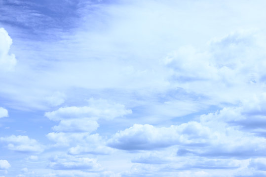 Blue sky with clouds background