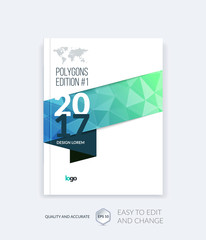 Brochure template layout, cover design annual report, magazine,