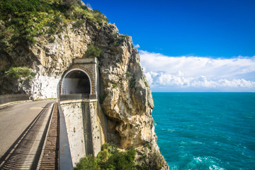 Dangerous Road, Amalfi Coast, Italy