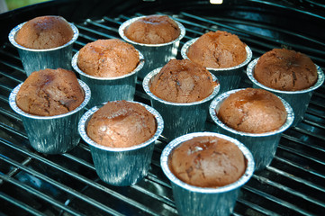 Schokomuffins aus dem Grill